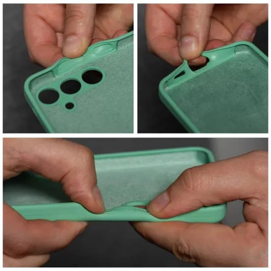Obal / kryt na Honor 400 Lite zelený - SILICONE