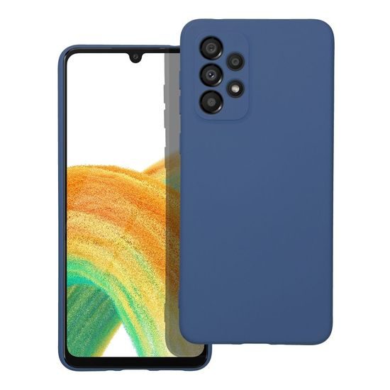 Obal / kryt pre Samsung Galaxy A33 5G modrý - Forcell Silicone Lite