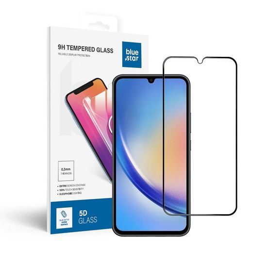 Tvrzené / ochranné sklo Samsung Galaxy A34 5G - Blue Star 5D 9H