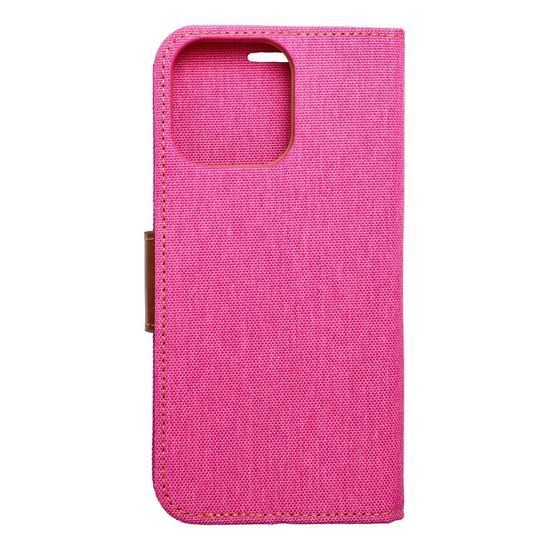 Pouzdro / obal na Apple iPhone 16 Pro Max růžové - knížkové CANVAS