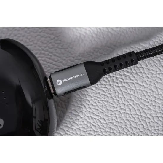 Kabel typ USB / USB-C QC4.0 3A 66W, 3 m - černý Forcell F-ENERGY