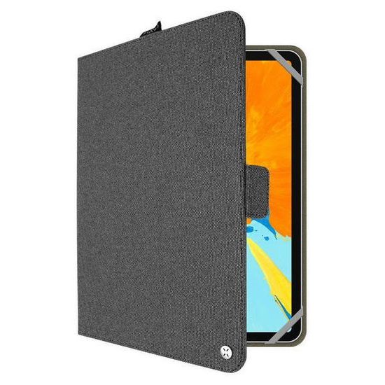 Pouzdro / obal na tablet Univerzální 10,1" temně šedé - FIXED Novel se stojánkem a kapsou pro stylus