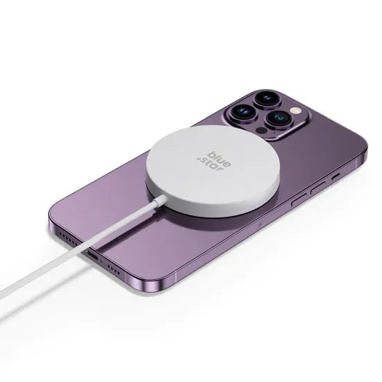 Bezdrátová nabíječka 15w kompatibilní s MagSafe - Blue Star