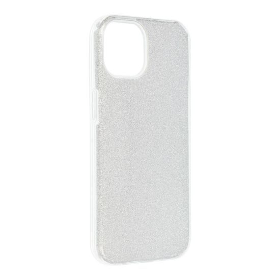Obal / kryt na Apple iPhone 13 Pro stříbrný - Forcell Shining Case