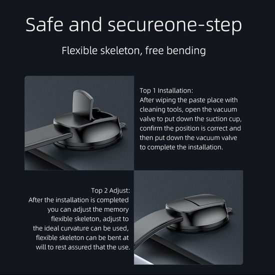 Držák do auta na sklo/do ventilace s MagSafe - FORCELL F-Grip