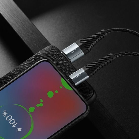 Nabíjecí datový kabel Micro X38 1 metr černý - HOCO