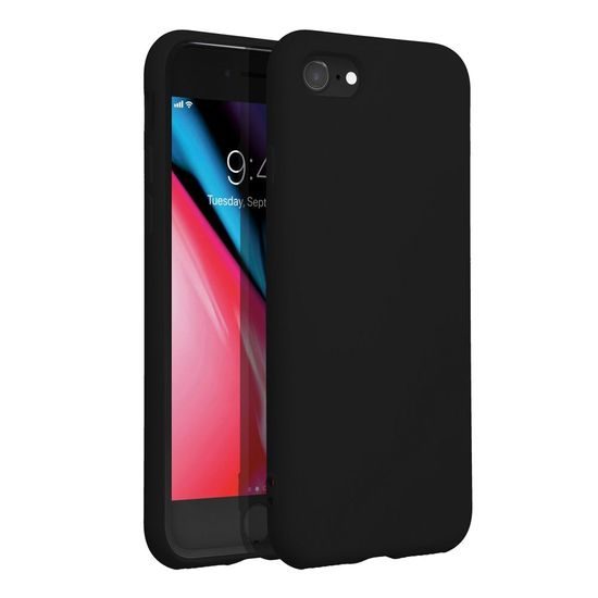 Puzdro / kryt pre Apple iPhone 8 čierne - Forcell Silicone Lite