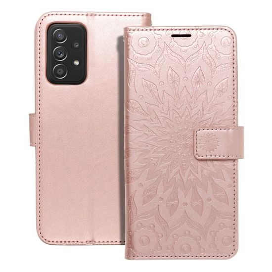 Puzdro / obal pre Samsung Galaxy A52 5G / A52 LTE / A52S mandala ružové - kniha Forcell MEZZO Book