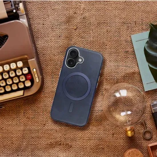 Obal / kryt na Apple iPhone 17 Pro modrý - Gentleman Mag Cover