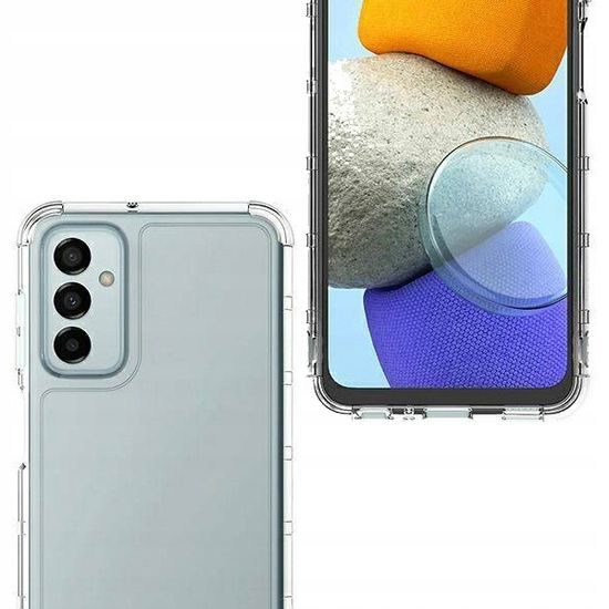 Obal / kryt na Samsung Galaxy M23 transparentný - originálny Samsung GP-FPM236KDATW M Cover