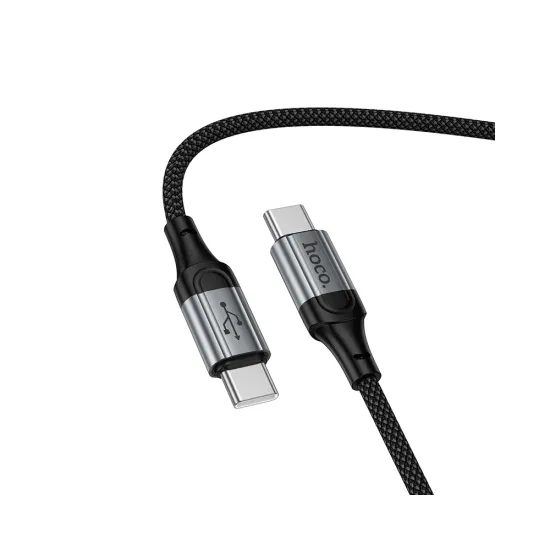 Rychlonabíjecí datový kabel USB C / C PD 3A 1,5 m černý - HOCO