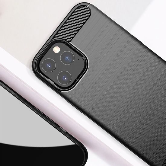 Obal / kryt na Apple iPhone 11 Pro černý - Carbon