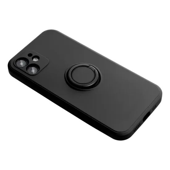 Obal / kryt na Apple iPhone 16e (SE 4 2025) / 17e černý - Silicone Ring
