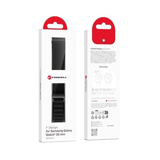 Nylonový řemínek Forcell Strap pro Samsung Watch 22mm modrá