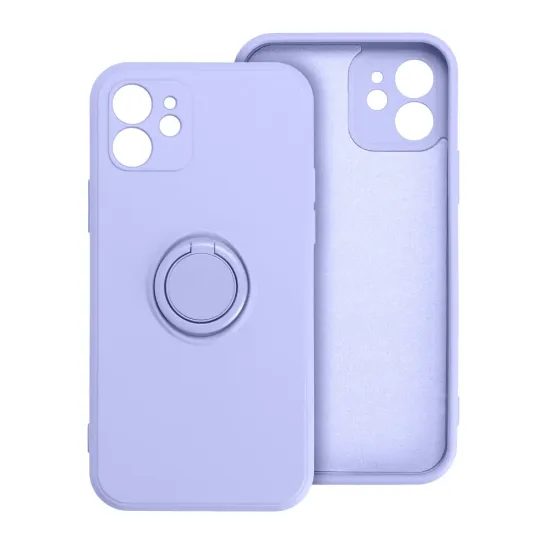 Obal / kryt na Apple iPhone 16e (SE 4 2025) / 17e fialový - Silicone Ring