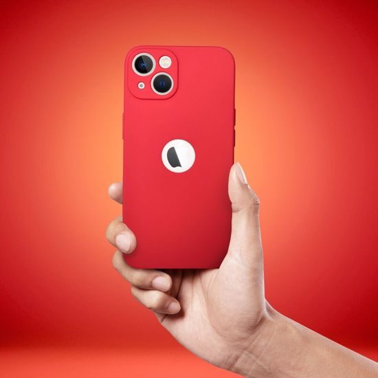 Obal / kryt na Apple iPhone 15 červené - SOFT