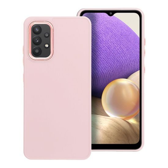 Obal / kryt na Samsung Galaxy A32 4G růžový - Frame Case