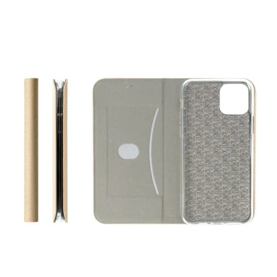 Pouzdro / obal na Samsung Galaxy A37 5G zlaté - knížkové SENSITIVE Book