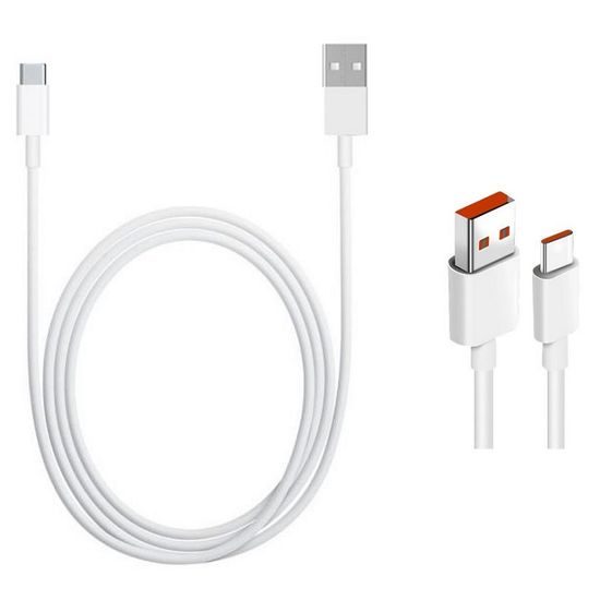 Datový kabel USB-A na USB-C 6A 1m bílý - Xiaomi Original (Bulk)