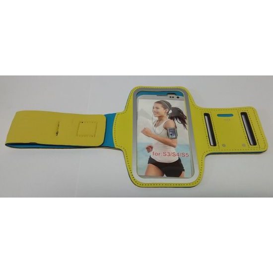 Puzdro / obal pre Samsung Galaxy S5 žlté - na ruku