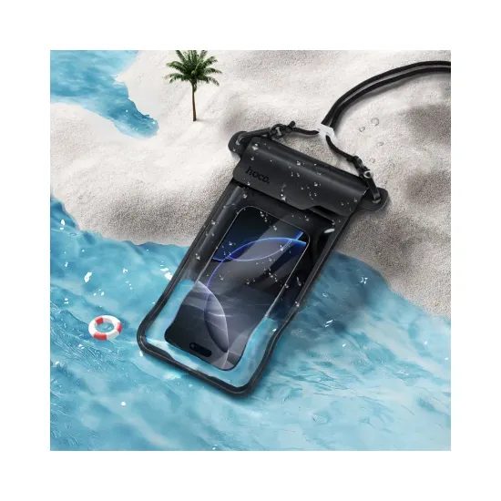 Vodotěsné pouzdro na mobilní telefon černé - HOCO
