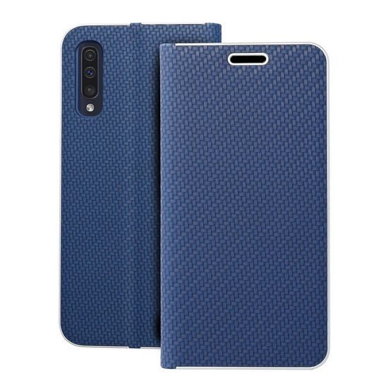 Pouzdro / obal na Samsung Galaxy A50 modrý - Luna Carbon