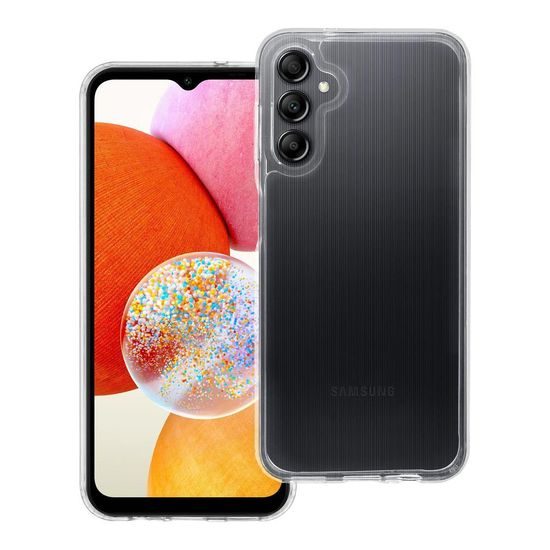 Obal / kryt na Samsung Galaxy A14 4G průhledný - Super clear hybrid transparent