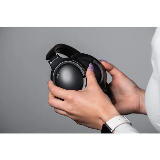 Bezdrátová náhlavní sluchátka FORCELL F-AUDIO Vibe ANC černé