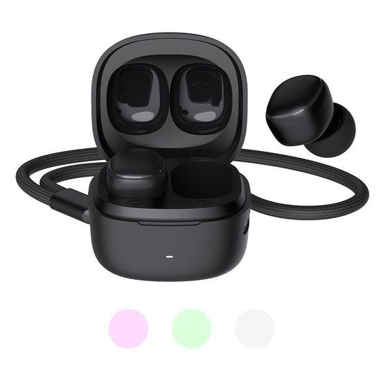 Bezdrátová sluchátka TWS Mini A19 bílá - BLUE STAR