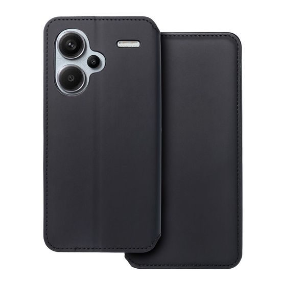 Puzdro / obal na Xiaomi Redmi NOTE 13 PRO PLUS 5G čierna - kniha Dual Pocket book