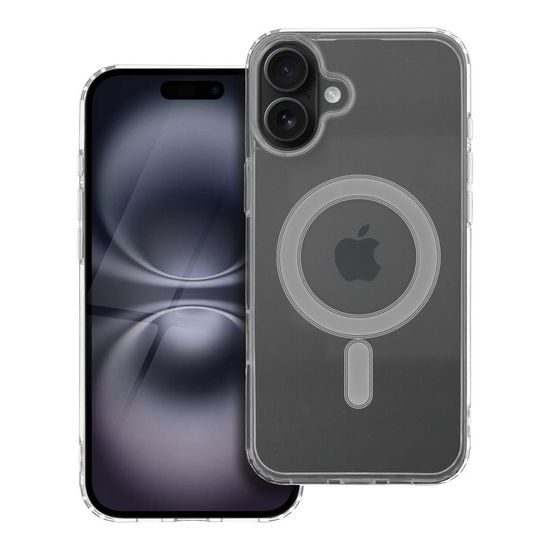 Obal / kryt na Apple iPhone 16 Plus transparentní - CLEAR MAG COVER