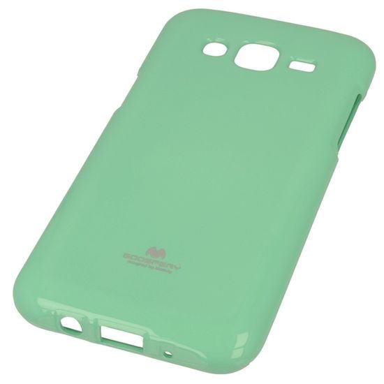 Obal / kryt pre Samsung Galaxy J5 mentovolá zelená - Jelly Case
