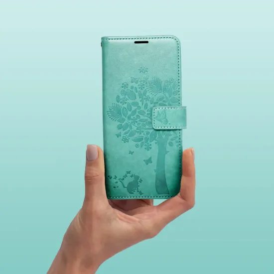 Pouzdro / obal na Samsung Galaxy A37 5G zelený strom - knížkové MEZZO Book