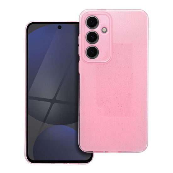 Obal / kryt na Samsung Galaxy S24 FE ružový - CLEAR 2 mm