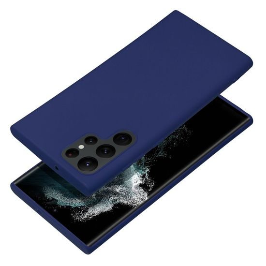 Obal / kryt pre Samsung Galaxy S22 Ultra modrý - Forcell SOFT