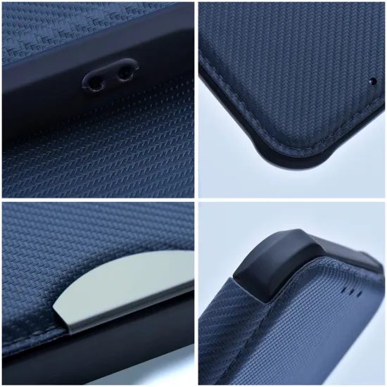 Pouzdro / obal na Apple iPhone 16e (SE 4 2025) / 17e modré - knížkové RAZOR Book