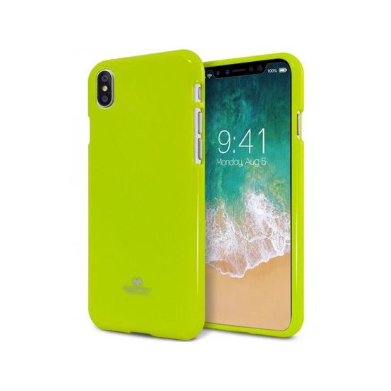 Obal / kryt na Apple iPhone Xs MAX - Mercury Jelly Case zelený