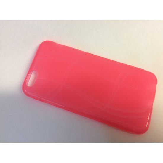 Obal / kryt pre Apple iPhone 6G ružové (línie)