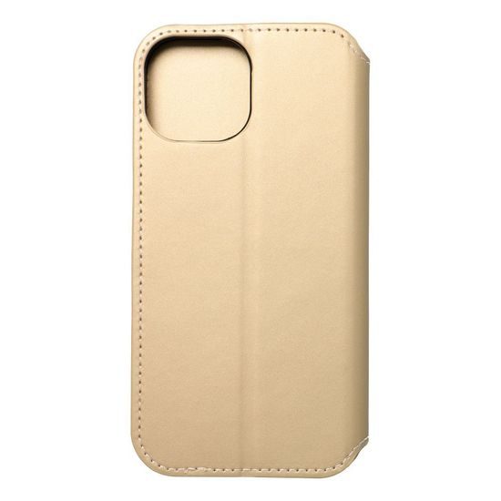 Puzdro / obal na Apple iPhone 15 zlaté - kniha Dual Pocket