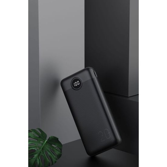 Powerbanka 20000mAh PD QC3.0 2A 20W černá - VEGER L20S