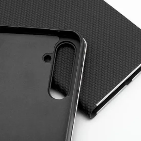 Pouzdro / obal na Samsung Galaxy A17 černé - knížkové LUNA Carbon