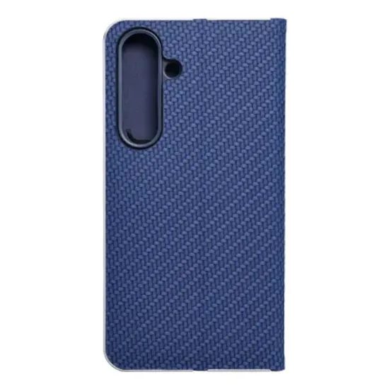Pouzdro / obal na Samsung Galaxy A17 modré - knížkové LUNA Carbon