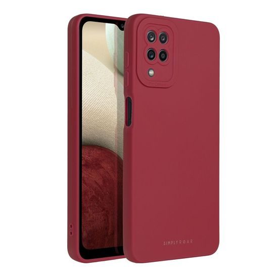 Obal / kryt na Samsung Galaxy A12 hnedý - Luna case