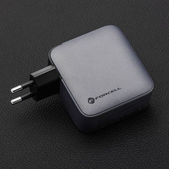 Cestovní nabíječka Forcell F-Energy se zásuvkami 3x USB C a USB A - 100W s funkcí PD a Quick Charge 4.0