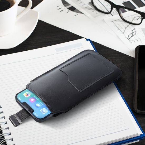 Zásuvné pouzdro / obal SAMSUNG S21 ULTRA / HUAWEI P Smart 2021 / XIAOMI Redmi 12 / OPPO A98 5G - černá - velikost 2XL - Royal