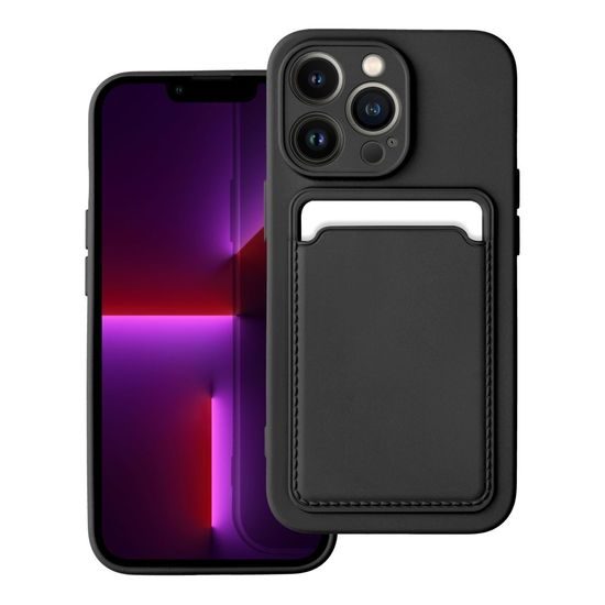 Obal / kryt pre Apple iPhone 13 PRO čierny Forcell Card