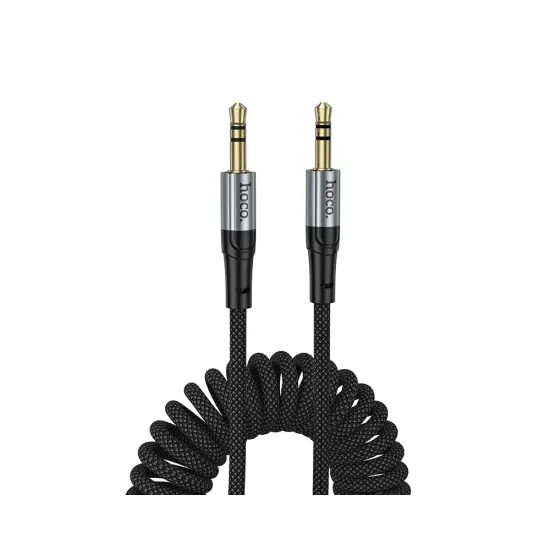 Kabel AUX Jack 3,5 mm / Jack 3,5 mm 1,5 m černý - HOCO