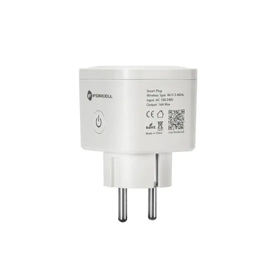 Chytrá Wifi zásuvka 230V bílá - Forcell