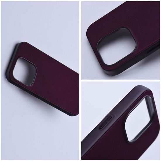 Obal / kryt na Apple iPhone 13 Pro burgundy - Woven MAG cover