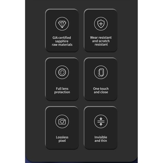 Tvrdené / ochranné sklo na fotoaparát Apple iPhone 14 PRO / 14 Pro Max - X-ONE